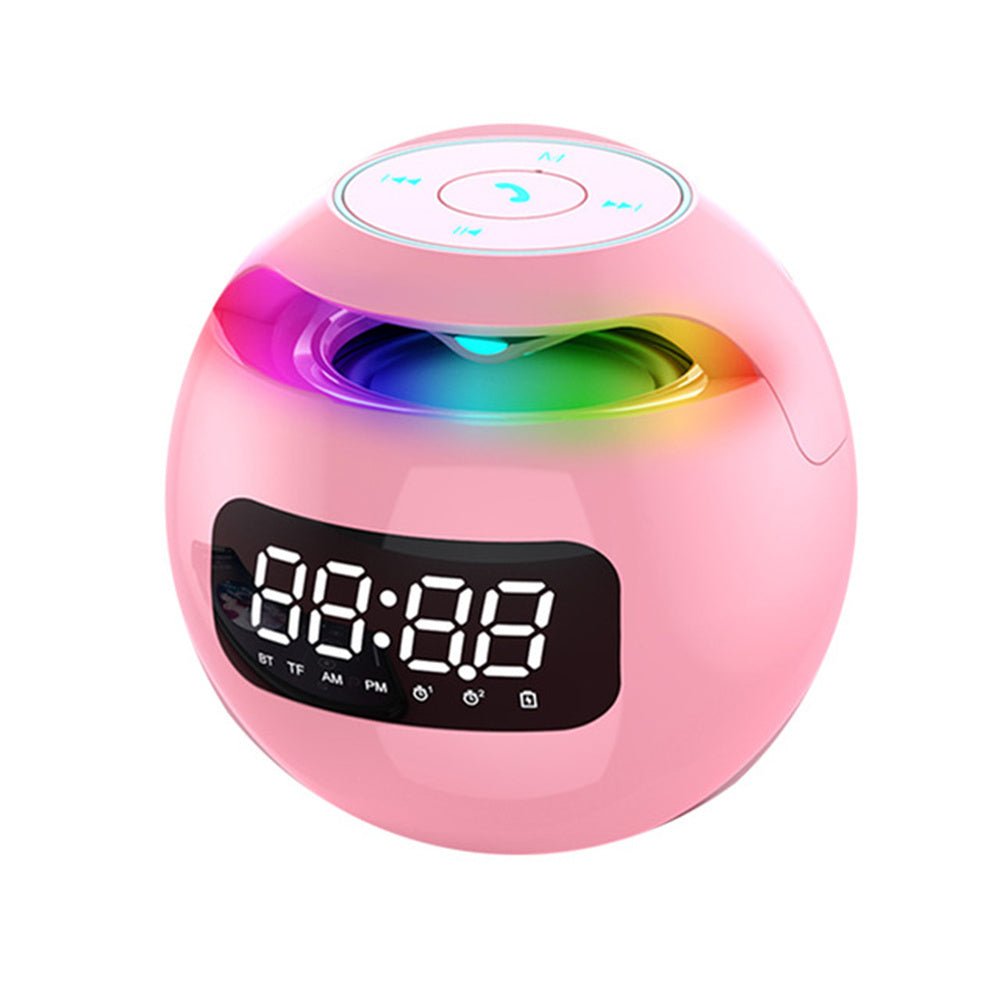 New Portable Wireless Alarm Clock Bluetooth Speaker - Zambeel