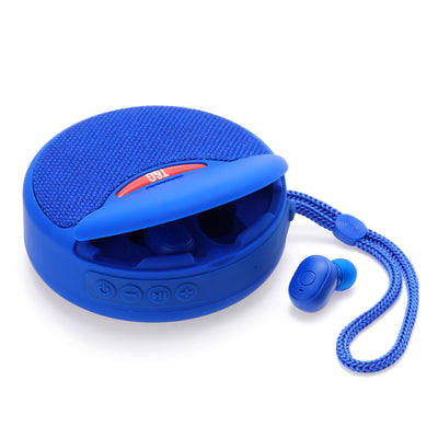 Outdoor Portable Headset Bluetooth Speaker Integrated Wireless 3D Stereo Subwoofer Music Speaker Support TF Card FM Radio - Zambeel