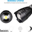 P90 LED Rechargeable Laser Flashlight - Zambeel