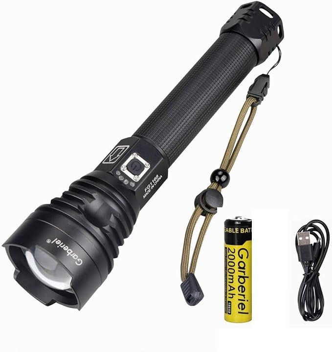 P90 LED Rechargeable Laser Flashlight - Zambeel