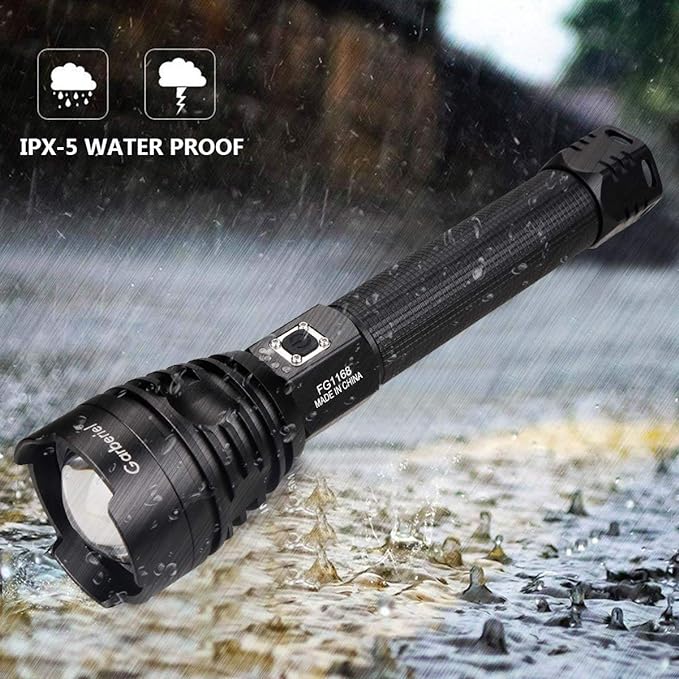 P90 LED Rechargeable Laser Flashlight - Zambeel