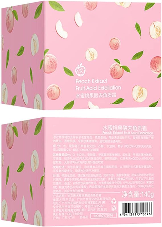 Peach Extract Fruit Acid Exfoliating Face Gel Cream - Zambeel