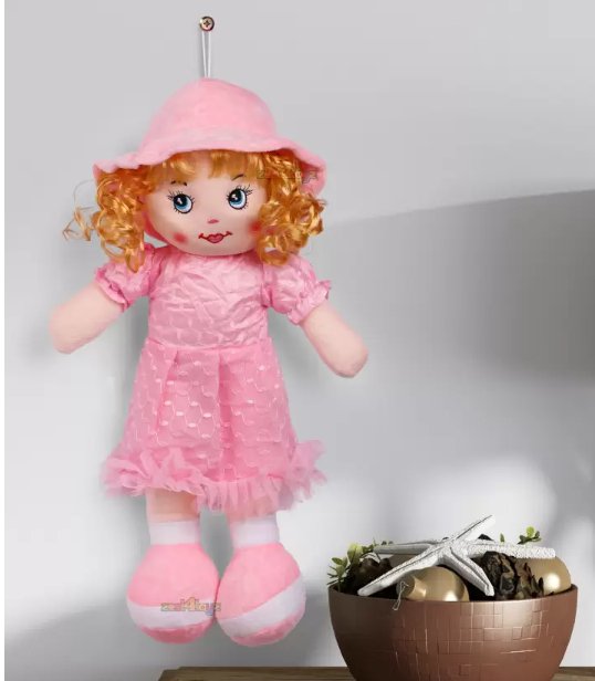 Pink Doll Toy (35cm) - Zambeel