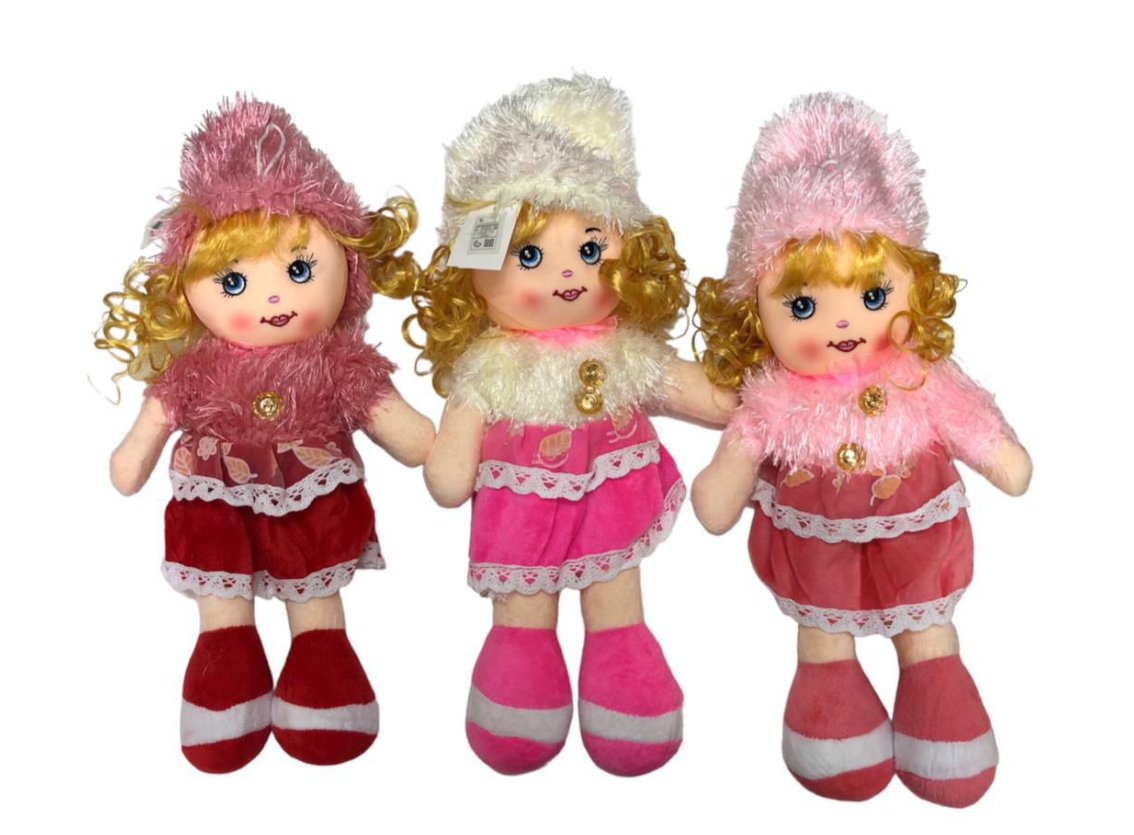 Pink Doll Toy (35cm) - Zambeel