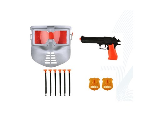 Pistol Police Mask Dart - Zambeel