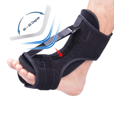 Plantar Fasciitis Dorsal Night Splint Foot Orthosis Stabilizer Adjustable Drop Foot Orthotic Brace Support Pain Relief Tool - Zambeel