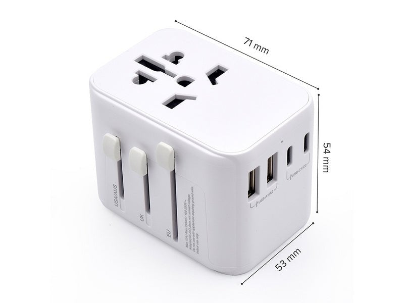 Plug Adaptor with 4 USB - Zambeel