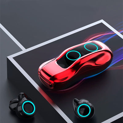 Popular Wireless Bluetooth Headset Two Ears Cross Border Private Mold TWS Customized Electroplating Car Styling 5.0 - Zambeel