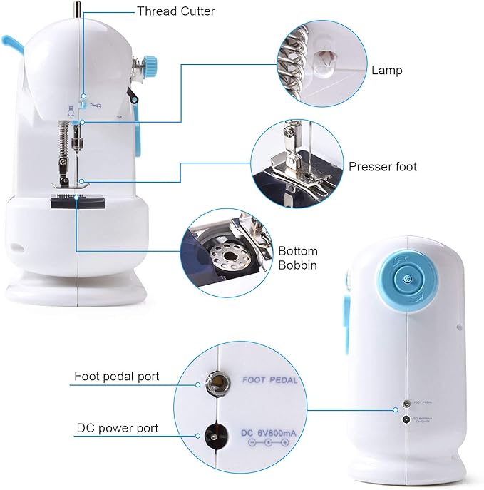 Portable Electric Sewing Machine - Zambeel