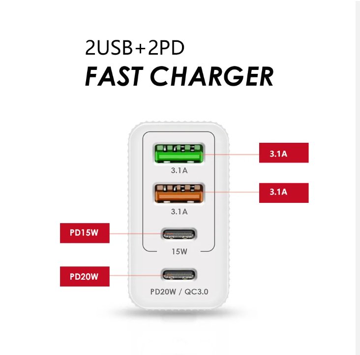 Power Adapter Charger 36W - Zambeel