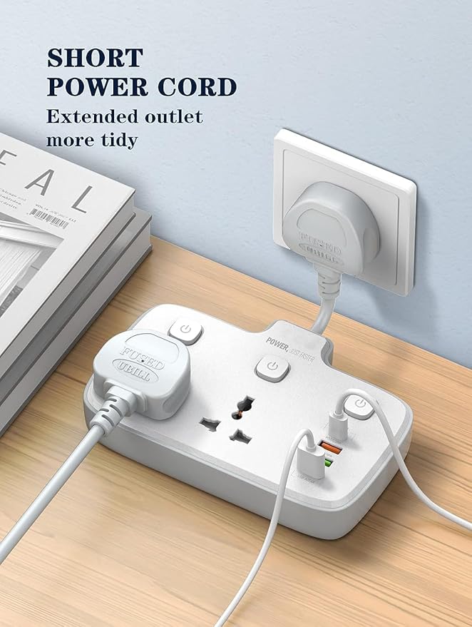 Power Strip 2 Sockets - Zambeel