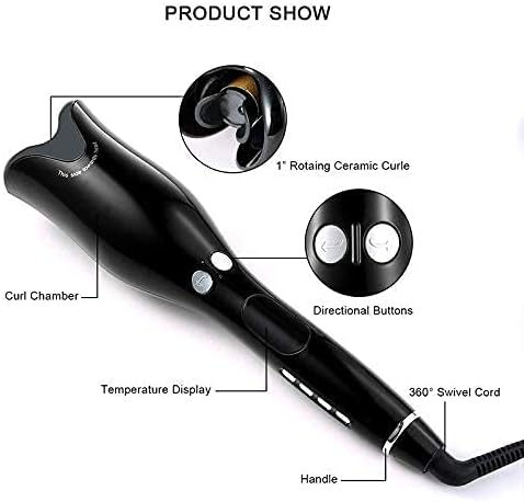 Rotating Ceramic Hair Curler - Zambeel