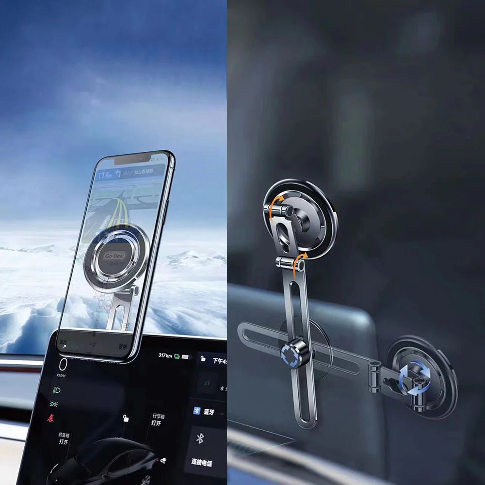 Rotating Flat Floor Car Phone Holder - Zambeel