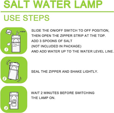 Salt and Water LED Lamp - Zambeel