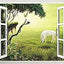 Scenary Wall Paper Stickers 1 Metre Long - Zambeel