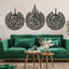 Set of Ayatul Kursi, Surah Al Falaq, Surah An Nas Islamic Wall Art - Zambeel