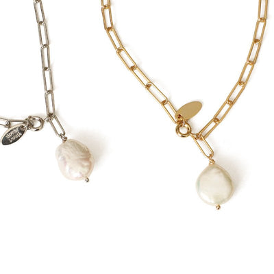 Shaped Pearl Necklace - Zambeel