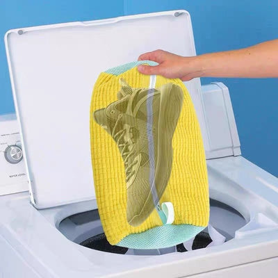 Shoes Laundry Bag Shoe Wash Bag For Washing Machine Reusable Zipper Shoe Washing Bag Sneaker Tennis Shoe Cleaner Kit Remove Dirt - Zambeel