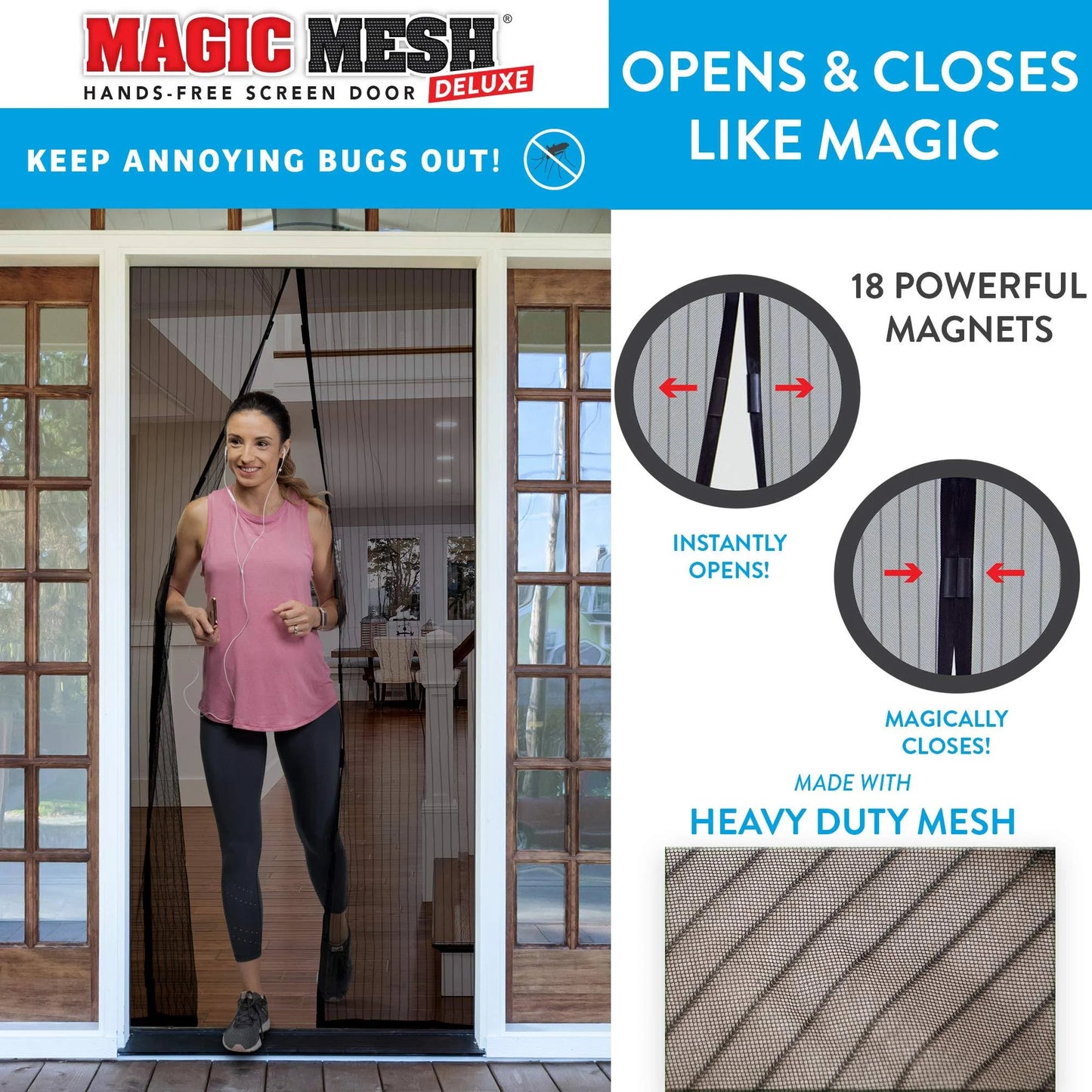 Hands-Free Screen Door