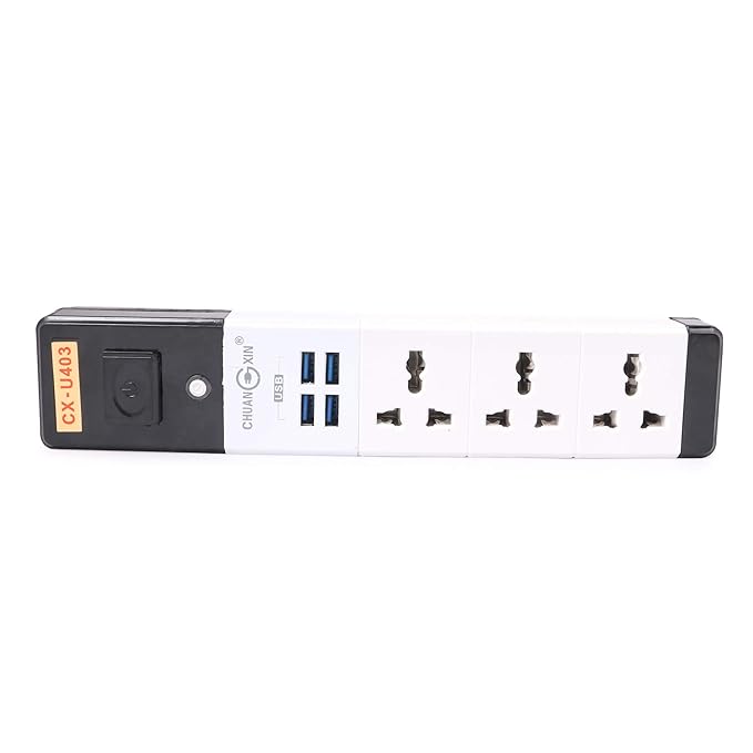 Smart 3 Sockets 4 USB Port - Zambeel