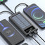 Solar Power Bank 20000CmAh, Fast Charging Built in Cable - Zambeel