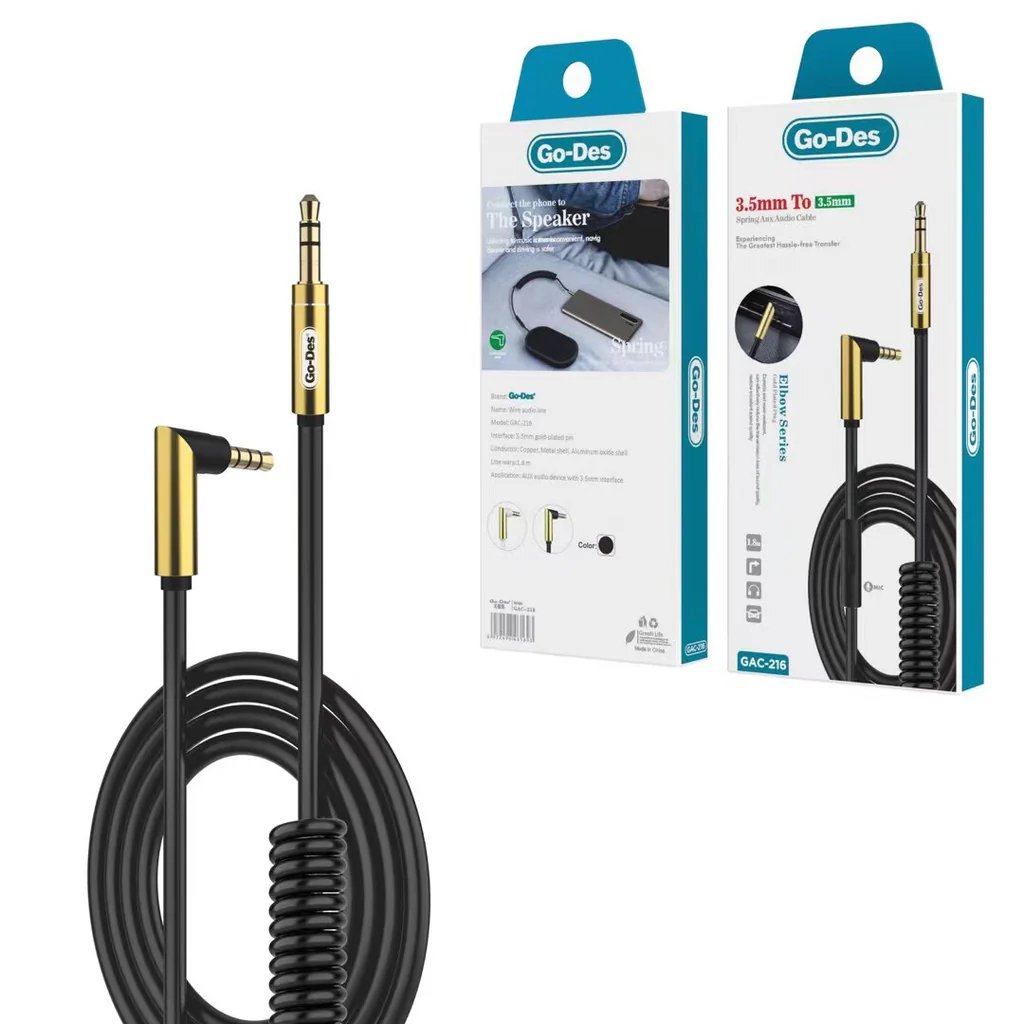 Spring AUX Audio Cable - Zambeel