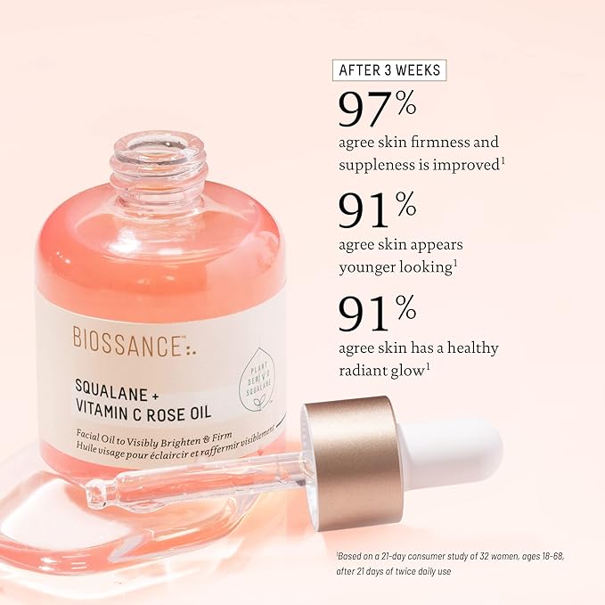 Squalane + Vitamin C Rose Oil - Zambeel