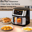 Stainless Steel Visual Air Fryer - Zambeel