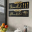 Start with Bismillah, End with Alhamdulillah - Wall Art - Zambeel