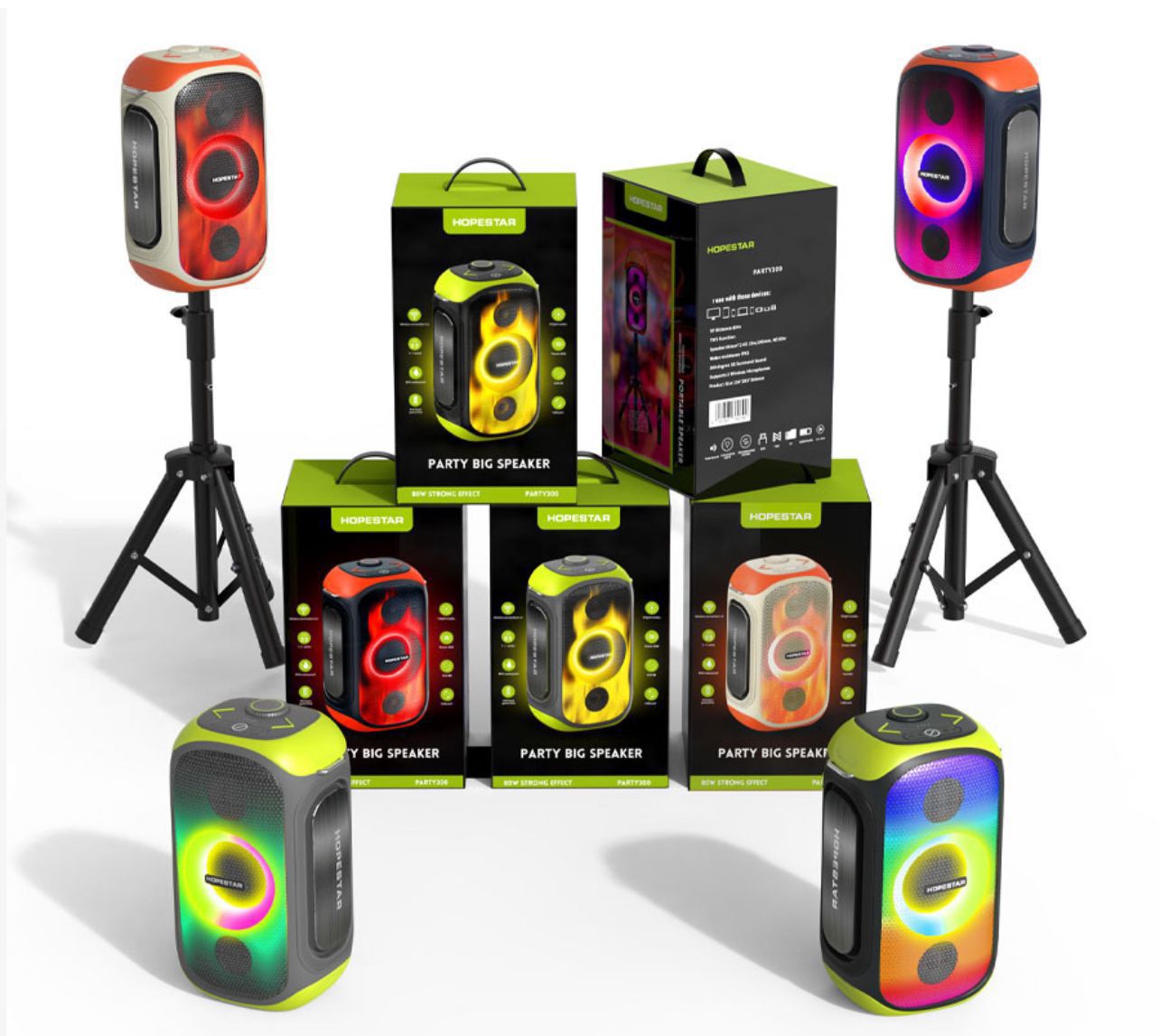 Stereo Portable Bluetooth Speakers - Zambeel