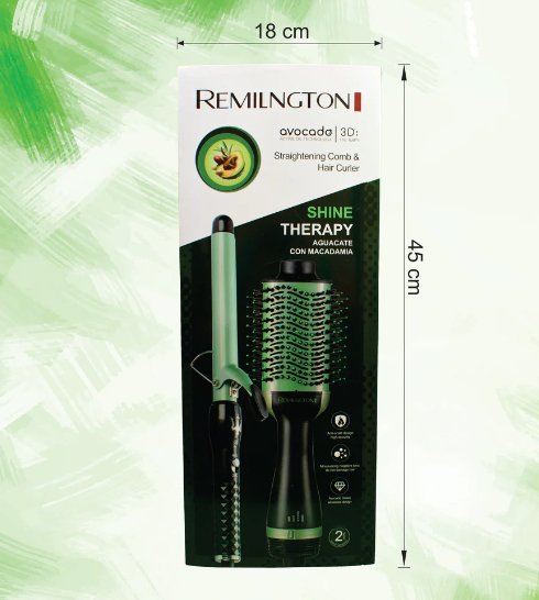 Straightening Comb & Hair Curler - Zambeel