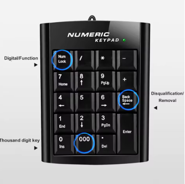 Numeric Keypad