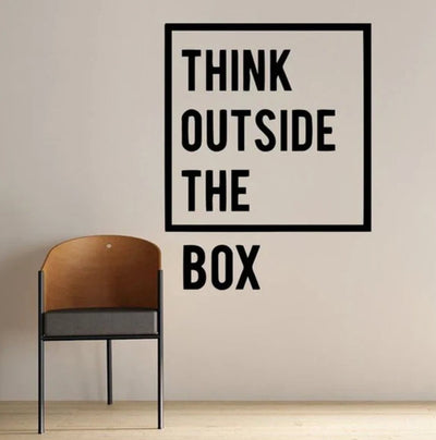 Think Outside the Box Wall Art - Zambeel