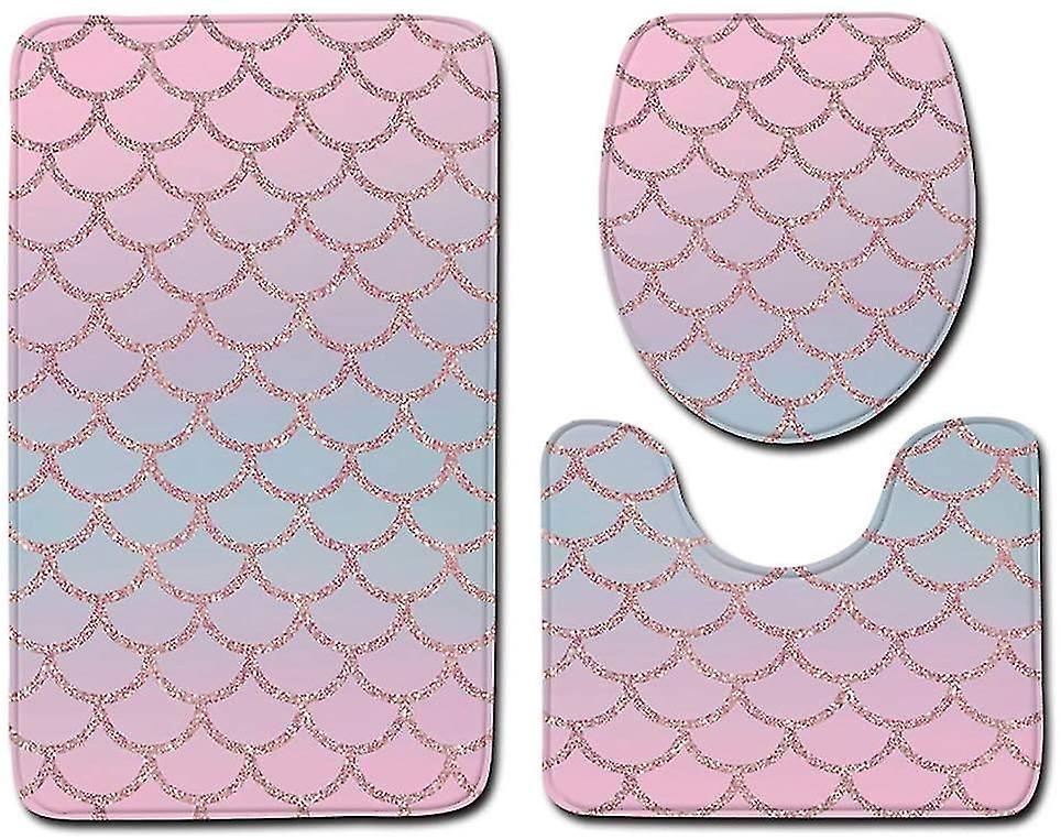 Toilet Mat Sets (Color and Design May Vary) - Zambeel