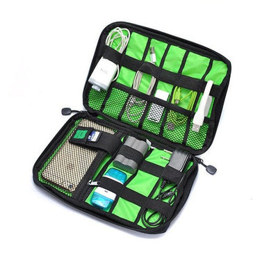 Travel Digital Storage Bag Data Cable Charging Treasure Storage Bag Hard Disk Bag Headset Bag U Disk Power Supply Finishing Package - Zambeel