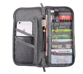 Travel Wallet Passport & Cards Organiser - Zambeel