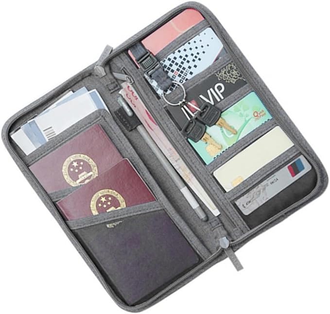 Travel Wallet Passport & Cards Organiser - Zambeel