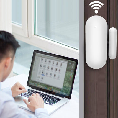 Tuya Wifi Smart Door Magnetic Anti - theft Alarm App Push - Zambeel