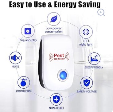 Ultrasonic Pest Repeller - Zambeel