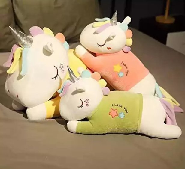 Unicorn Plush Pillow Cushion - Zambeel