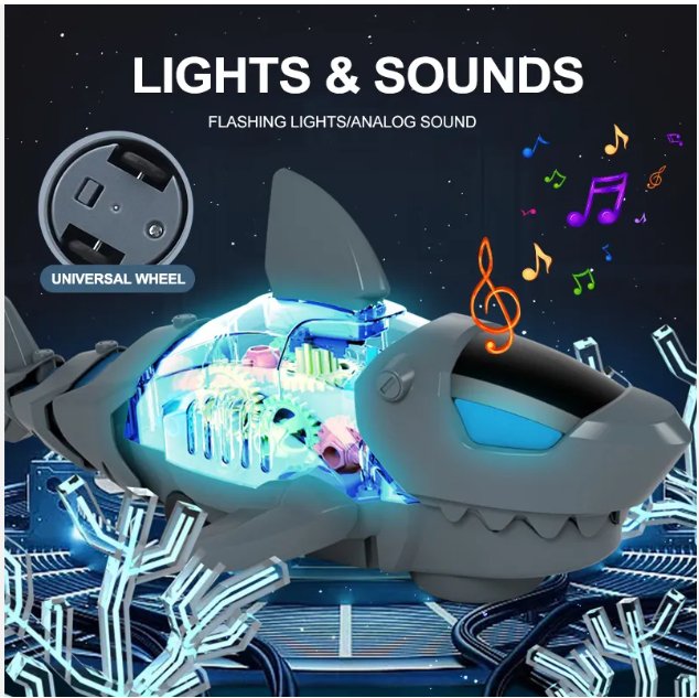 Universal Shark Toys With Light - Zambeel