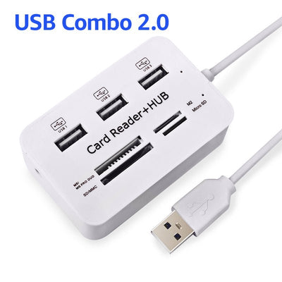 USB 2.0 HUB Hub Multi - Card Reader - Zambeel