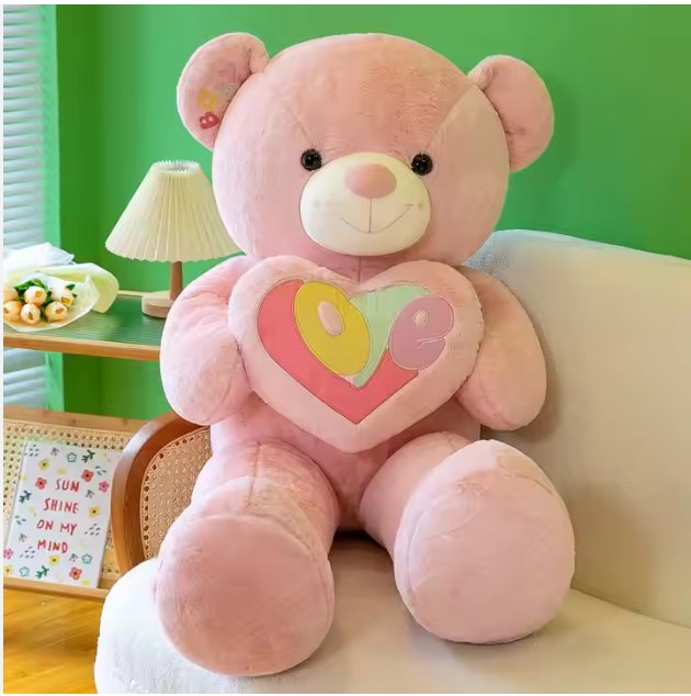 Valentine Teddy Bear Plush Toy - Zambeel