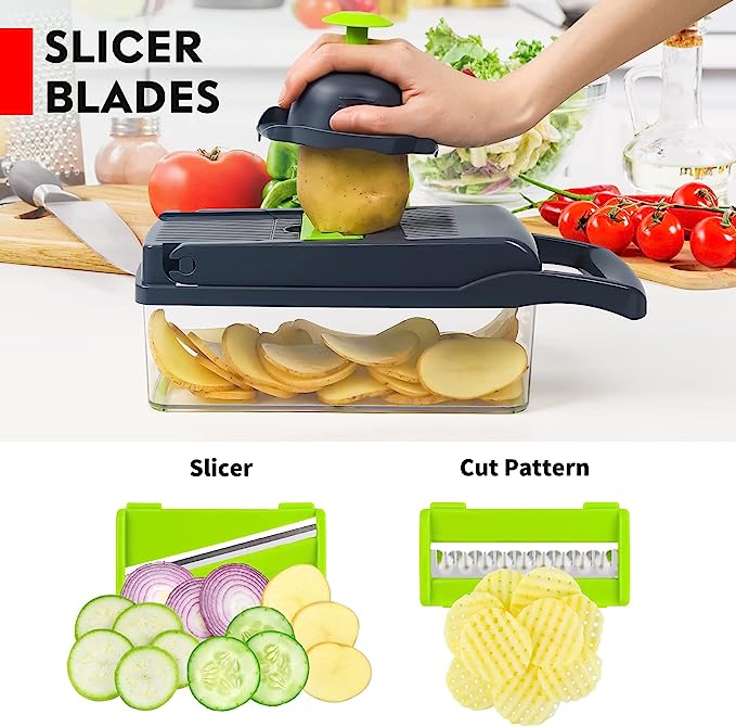 Vegetable Cutter Chopper and Slicer - Zambeel