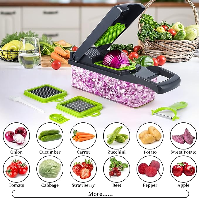 Vegetable Cutter Chopper and Slicer - Zambeel