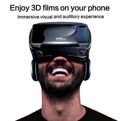 VR Helmet 3D Glasses Virtual Reality Support 0 - 800 Myopia For Smartphone Smart Phone Headset - Zambeel