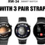 Watch 4 - RW - 34 with 3 pairs strap - Zambeel