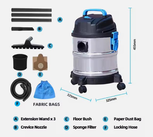 Wet Dry Vacuum Cleaner - Zambeel