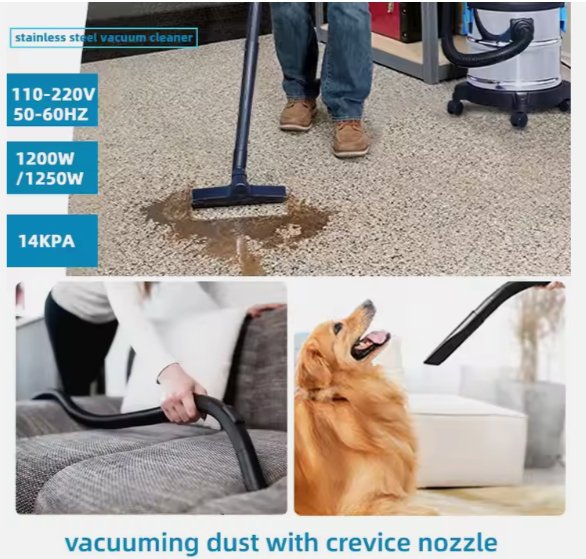 Wet Dry Vacuum Cleaner - Zambeel