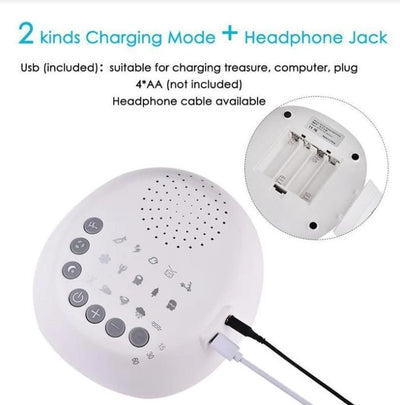 White Noise Machine for Baby Sleeping & Relaxation - Zambeel